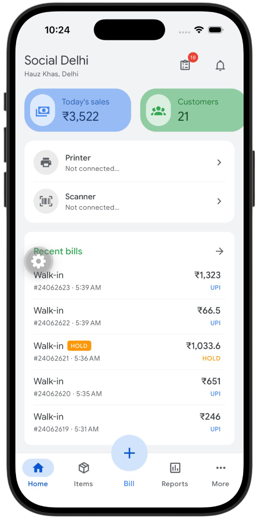 Tokn POS App Screenshot